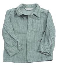 Zelenkavá menšestrová košeľa Primark
