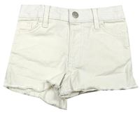 Biele rifľové kraťasy Denim Co.