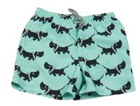 Mátové plážové kraťasy s pejsky Hema