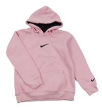 Růžová mikina s kapucí Nike