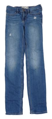 Nové - Modré super skinny rifle s vyšúchaním Abercrombie&Fitch