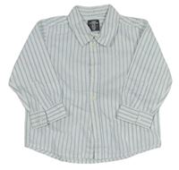 Bielo-svetlomodrá pruhovaná košeľa H&M