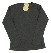 Nové - Sivé melírované tričko Mixiaomeng