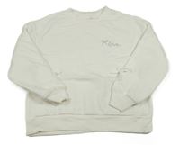 Biela mikina s nápisom LC Waikiki