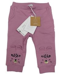 Nové - Růžové tepláky s leopardy Name it