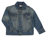 Tmavomodrá rifľová bunda Kids