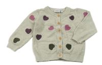 Béžový prepínaci sveter so srdiečkami Name it