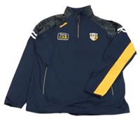 Tmavomodro-žlutá fotbalová mikina O´neills