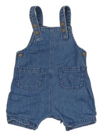 Modré riflové laclové kraťasy Next