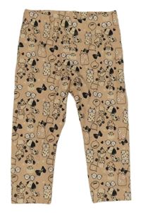 Broskvové legíny s pejsky Mayoral 