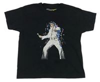 Čierne tričko s Elvisem Presley