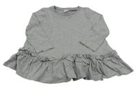 Sivá melírovaná tunika s volánikom COS