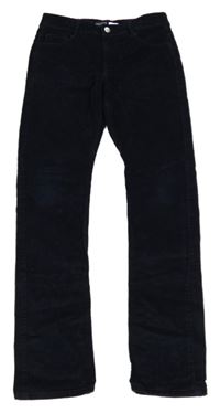 Tmavomodré skinny manšestráky OKaïdi