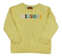 Žltá mikina s logom MISSONI