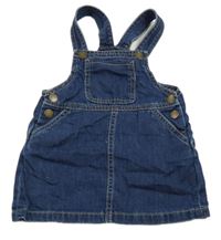 Tmavomodré rifľové šaty Next