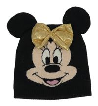 Černá pletená čepice - Minnie C&A