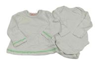 2set - Biele triko + biele body