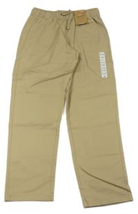 Píslové plátěné jogger kalhoty Dunnes