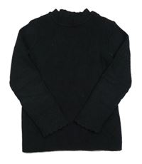 Čierny rebrovaný sveter zn. Nutmeg