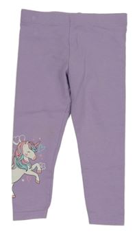 Lila legíny s jednorožcom Primark