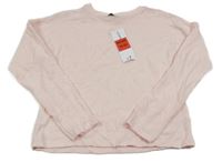 Nové - Světlerůžové úpletové triko George