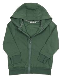 Khaki prepínaci mikina s kapucňou Kids