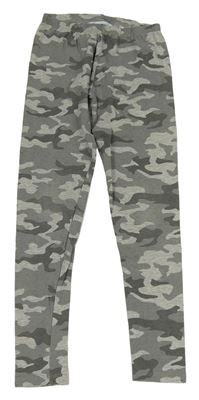 Sivé melírované army legíny Primark