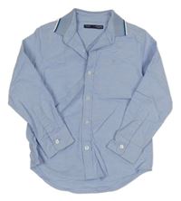 Světlemodrá melírovaná košile s výšivkou Next