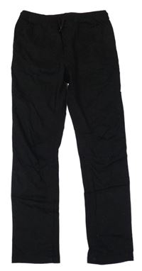 Černé plátěné jogger kalhoty Destination