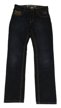 Tmavomodré skinny rifle Pepperts