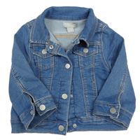 Modrá tepláková riflová bunda PRIMARK