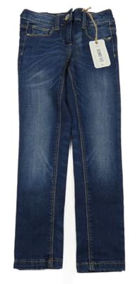 Nové - Tmavomodré skinny rifle Next