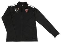 Černá sportovní propínací mikina s logem Puma