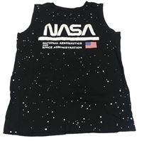 Černé tílko s puntíky - NASA 