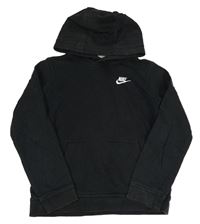 Čierna mikina s logom a kapucňou Nike