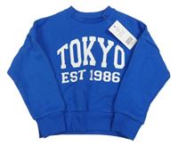 Nové - Tmavomodrá mikina s nápismi F&F