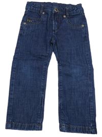 Tmavomodré podšité rifle