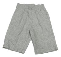 Svetlosivé melírované teplákové kraťasy H&M