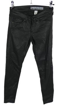 Dámské černé skinny rifle H&M