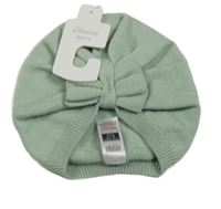 Nové - Světlezelená turbanová pletená čepice Dunnes
