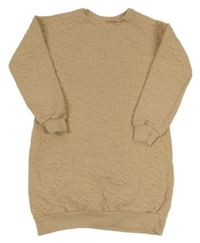 Béžové prešívané teplákové šaty George