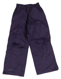 Fialové šušťákové podšité funkčné nohavice Mountain Warehouse