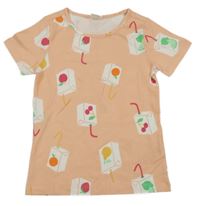 Ružové tričko s ovocnými džusy HEMA