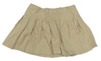 Béžová rifľová sukňa s hviezdou H&M