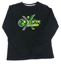 Čierne tričko s potiskem - X-box
