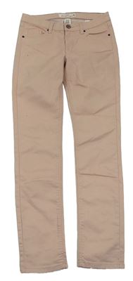 Světlerůžové skinny rifle H&M