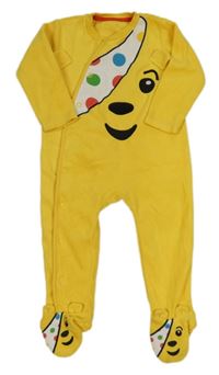 Žlutý fleeceový overal - Pudsey George