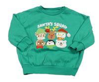 Zelená mikina so Santou F&F