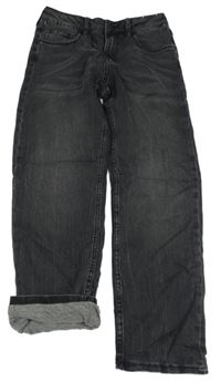 Tmavošedé podšité relaxed fit rifle H&M