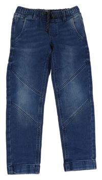 Tmavomodré teplákové jogger rifle Alive